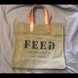 FEED Market Canvas Tote